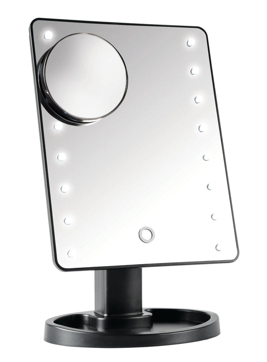 BIOS Living LED Vanity Mirror with 10x Magnification and Touch Dimmer for Low Vision