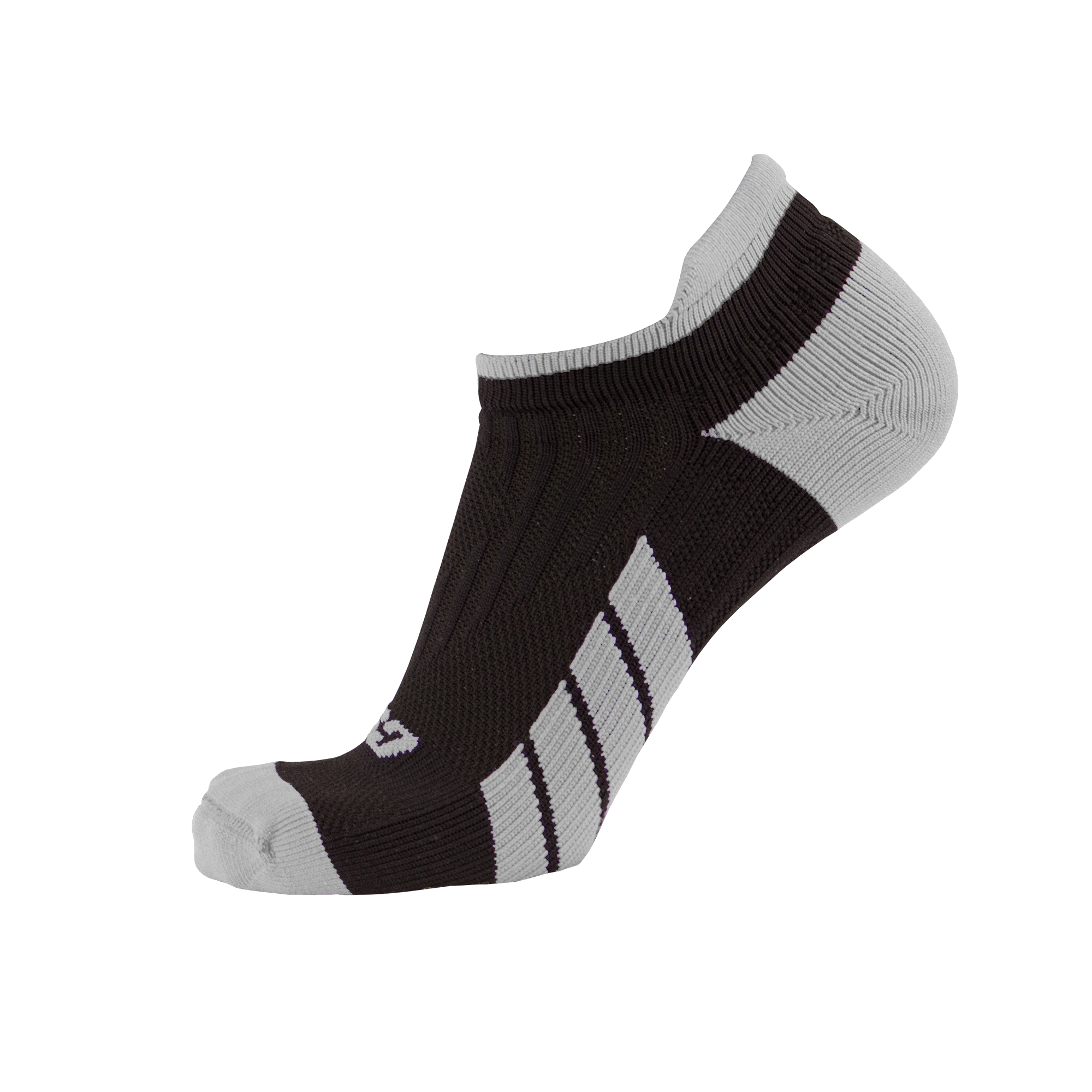 CSX X100 Pro Low Cut Ankle Socks Silver on Black – Do Home Healthcare