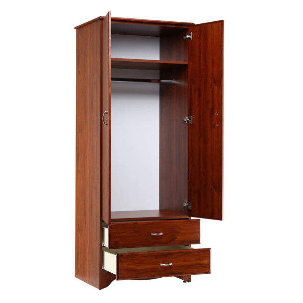1 Door, 2 Drawer Wardrobe