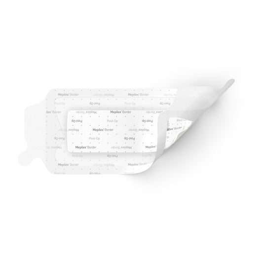 Mepilex Border Post-Op Self Adhesive Absorbent Foam Dressing With Safetac& Flex Innovation 10Cm X 20