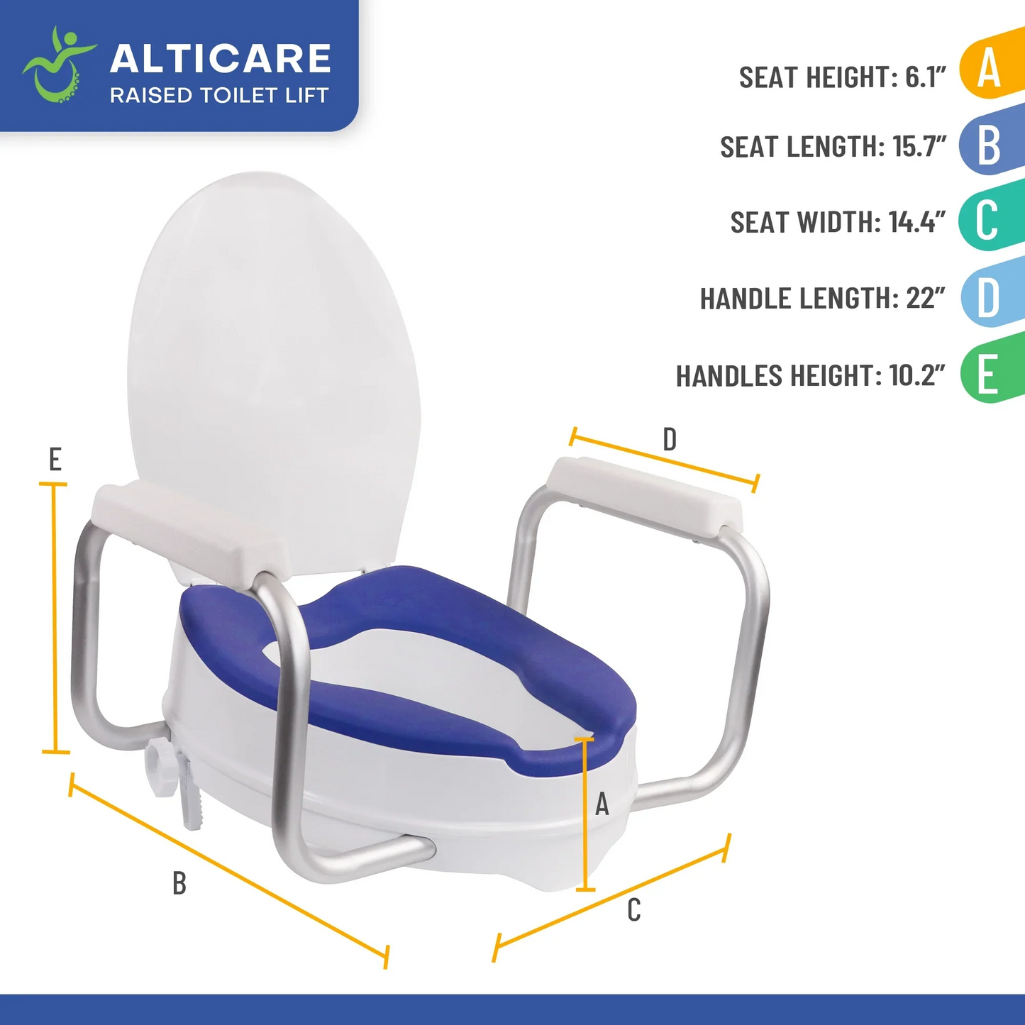 AltiCare Raised Toilet Seat