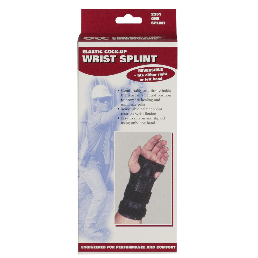 2351 / ELASTIC COCK-UP WRIST SPLINT / REVERSIBLE