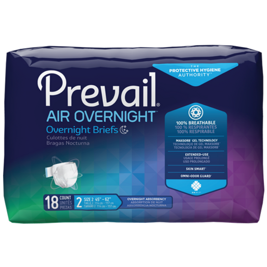 Prevail Air Overnight Stretchable Briefs