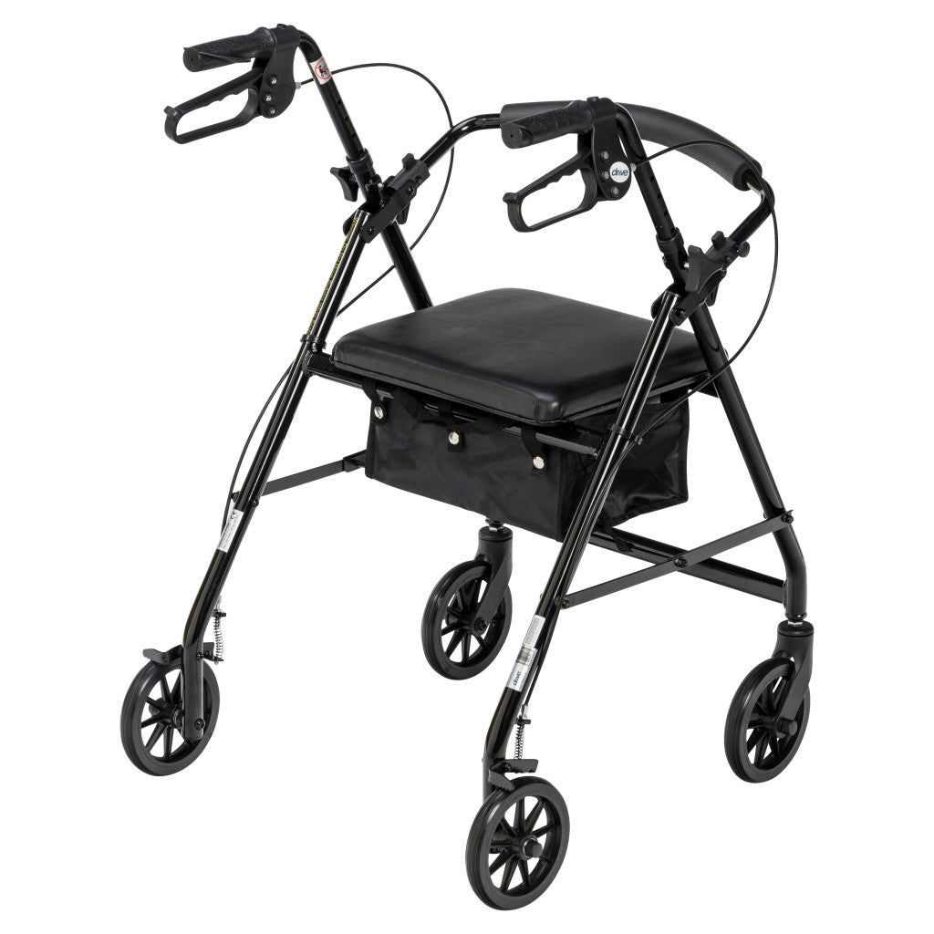 Aluminum Rollator, 6" Casters