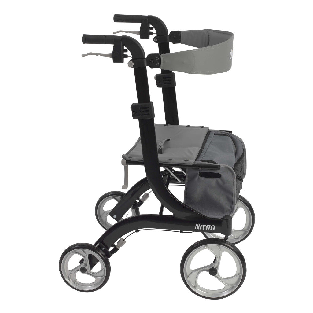 Nitro Aluminum Rollator, 10" Casters