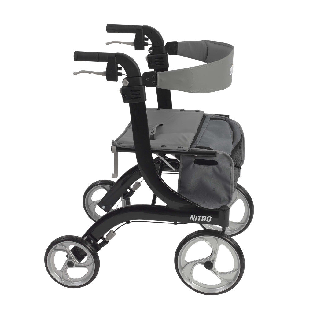 Nitro Aluminum Rollator, 10" Casters