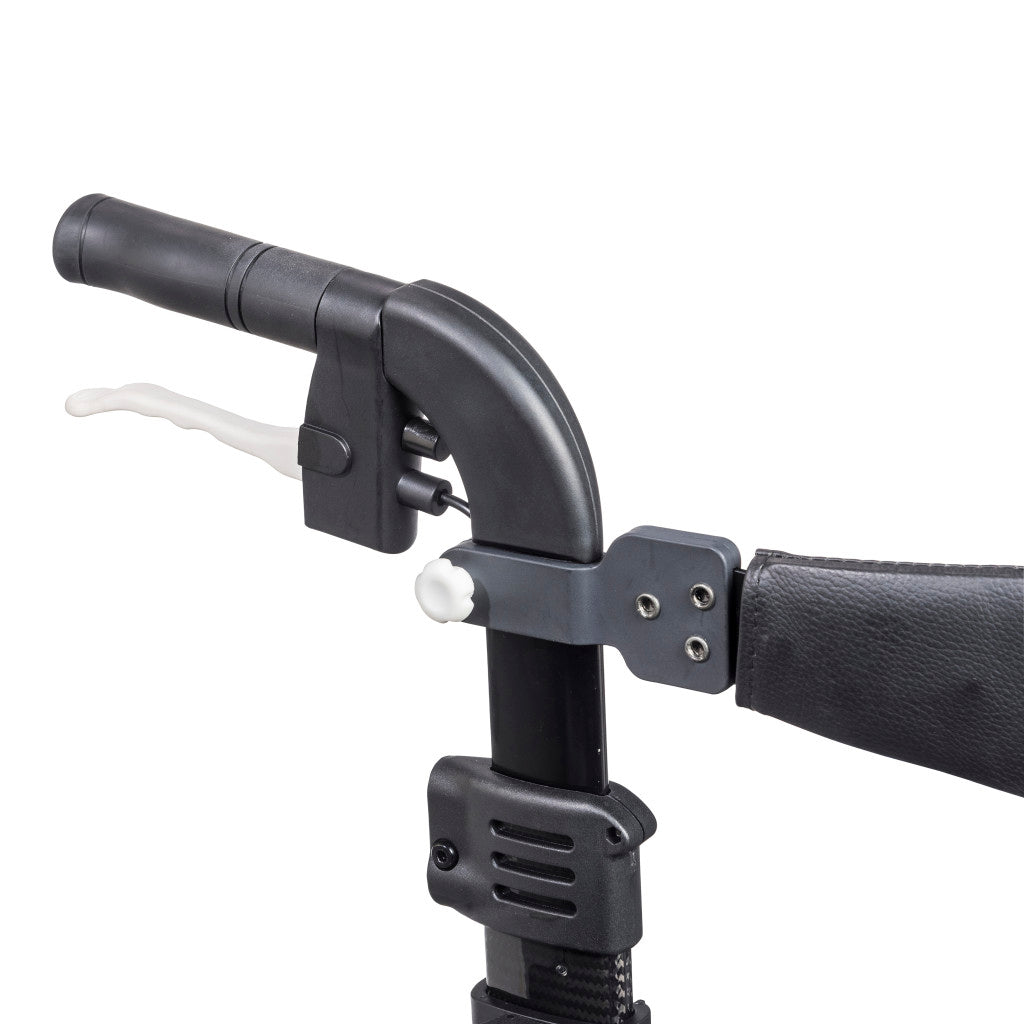 Carbon Fiber Rollator – Drive Medical Nitro Elite CF, 12 lb, 10" Casters