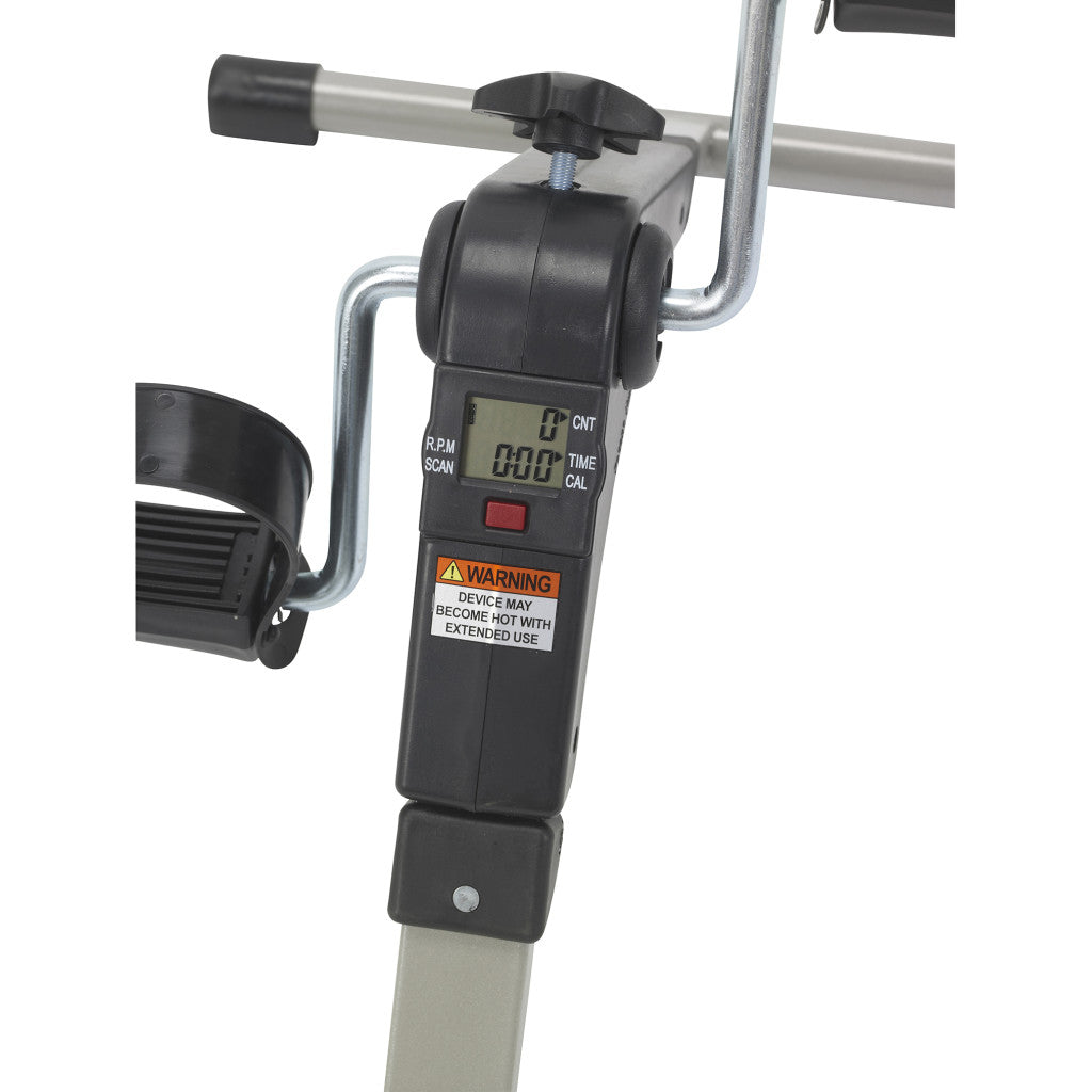 Folding Exercise Peddler with Electronic Display