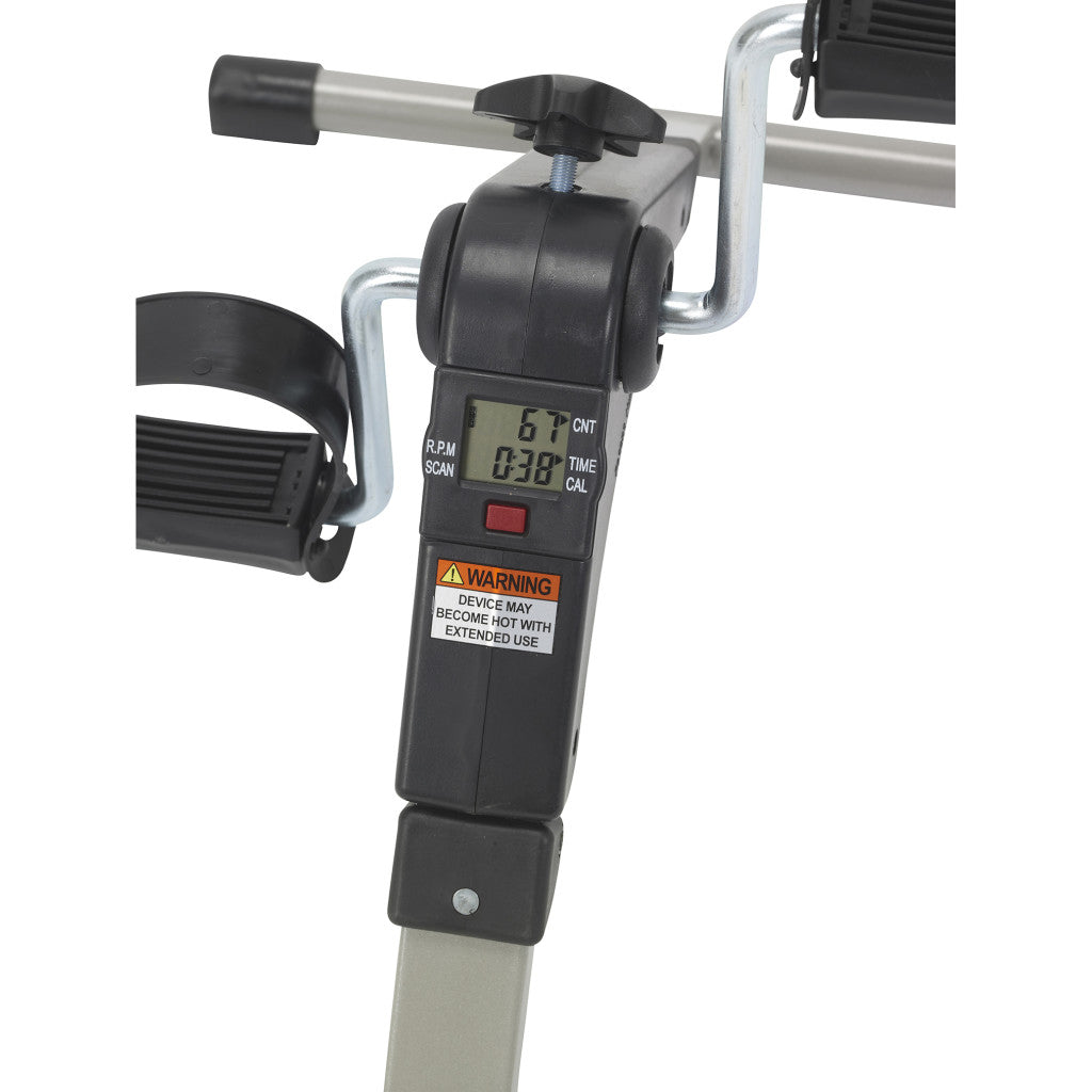 Folding Exercise Peddler with Electronic Display