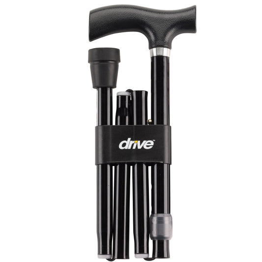 Bariatric Aluminum Folding Cane, Height Adjustable