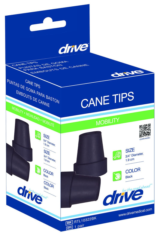 Cane Tip, 3/4" Diameter, 1 Pair