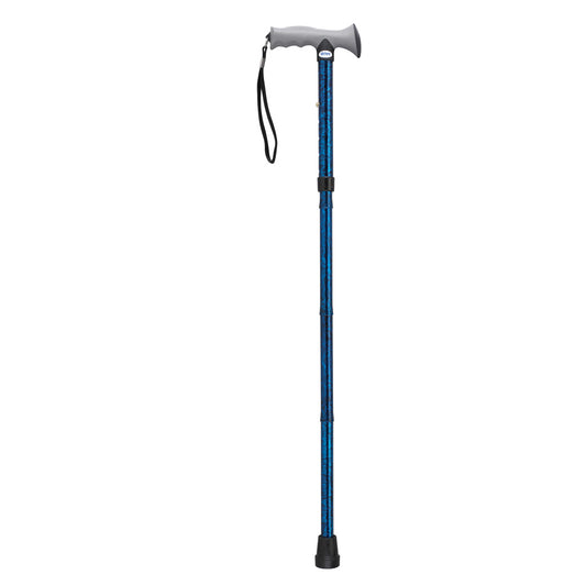 Aluminum Folding Canes with Gel Grip, Height Adjustable