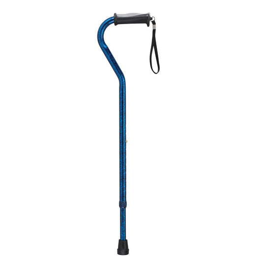 Gel Grip, Aluminum Offset Canes, Height Adjustable
