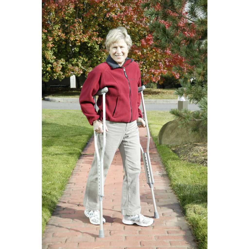 Retail Packaged Aluminum Crutches with Accessories