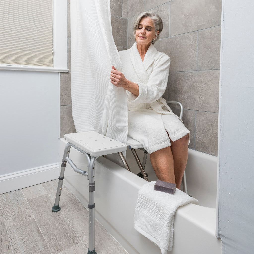 Splash Defense™ Transfer Bench with Curtain Guard Protection