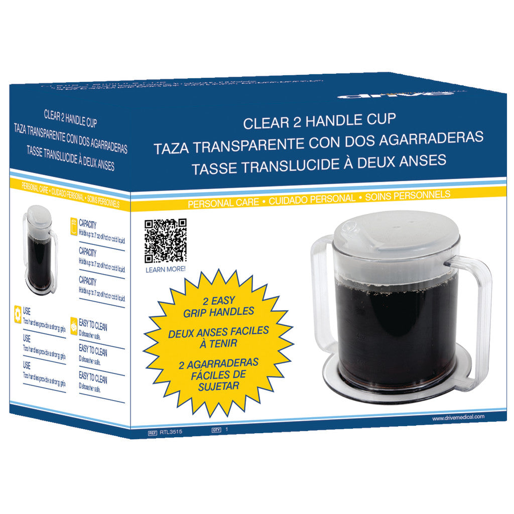 Clear 2-Handle Cup