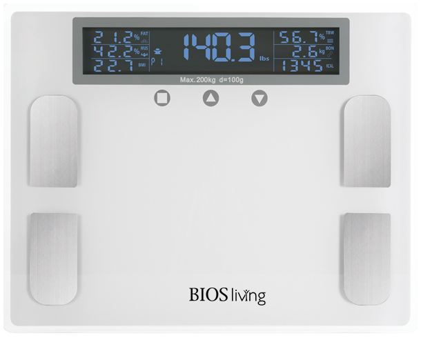 BIOS Premium Digital Body Fat Scale with BMI and Body Composition Tracking