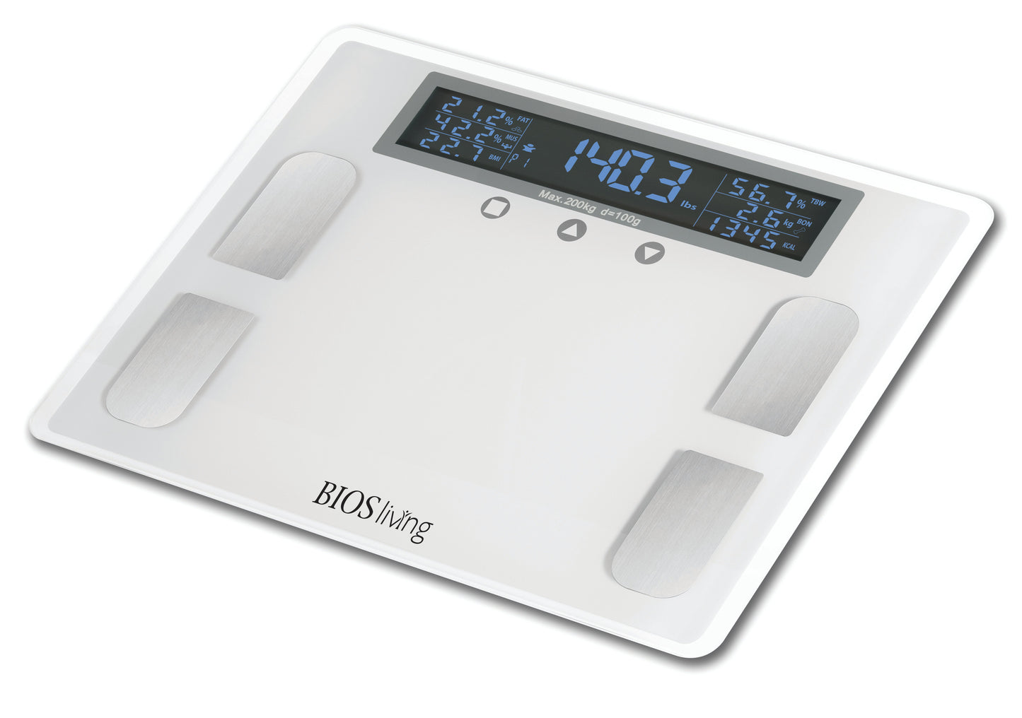 BIOS Premium Digital Body Fat Scale with BMI and Body Composition Tracking