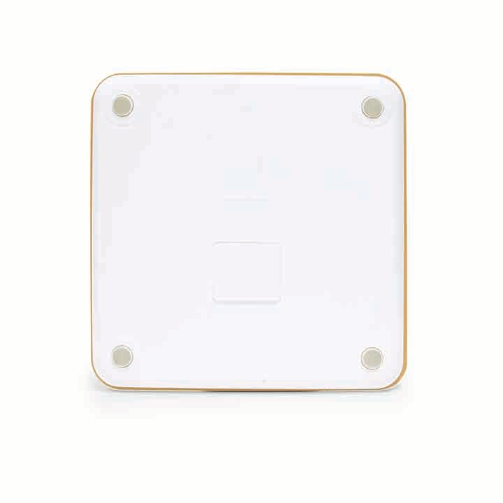 BIOS Living Gold Metallic Digital Bathroom Scale with Backlit Display