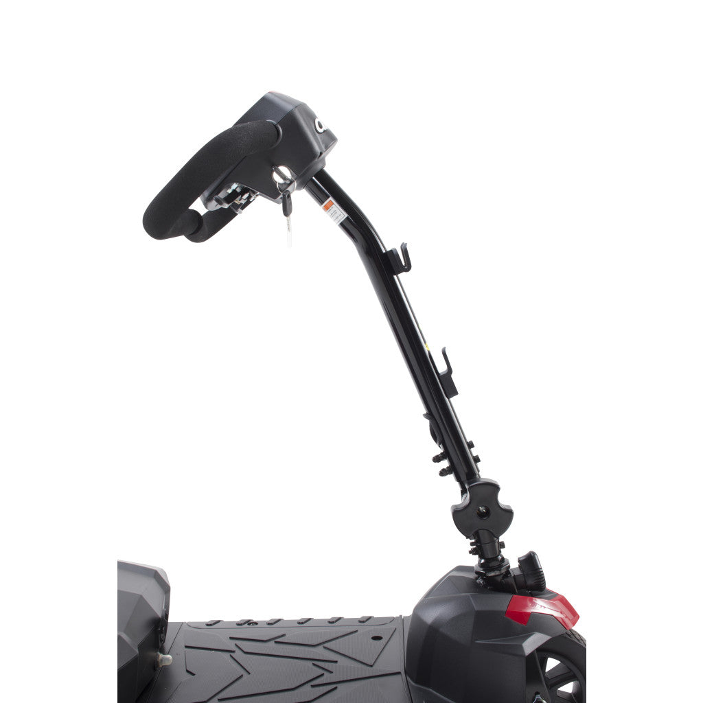 3-Wheel Compact Power Scooter – Drive Medical Scout, 300 lb, 4.25 mph, 9 Mile Range, Tight 45.5" Turn