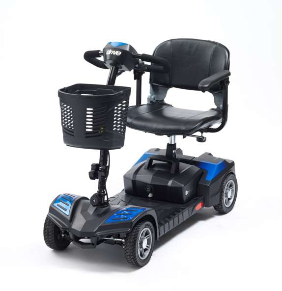 Drive Medical Scout Compact Travel Scooter, 4 wheel mobility scooter