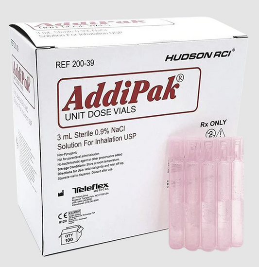 ADDIPAK SALINE SODIUM CHLORIDE SOLUTION UNIT DOSE 3ML RED