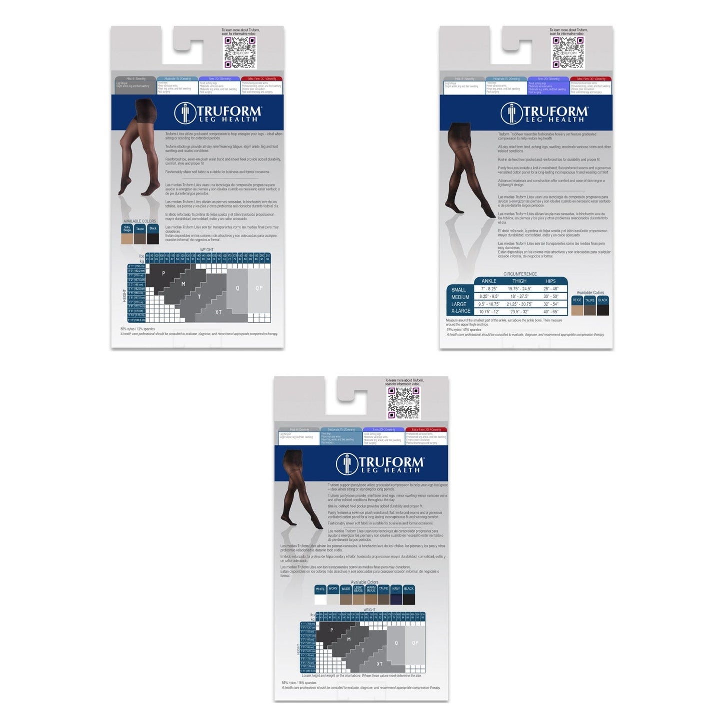Pantyhose / Ladies' Sheer /1765 8-15 mmHg: 20 Denier Look