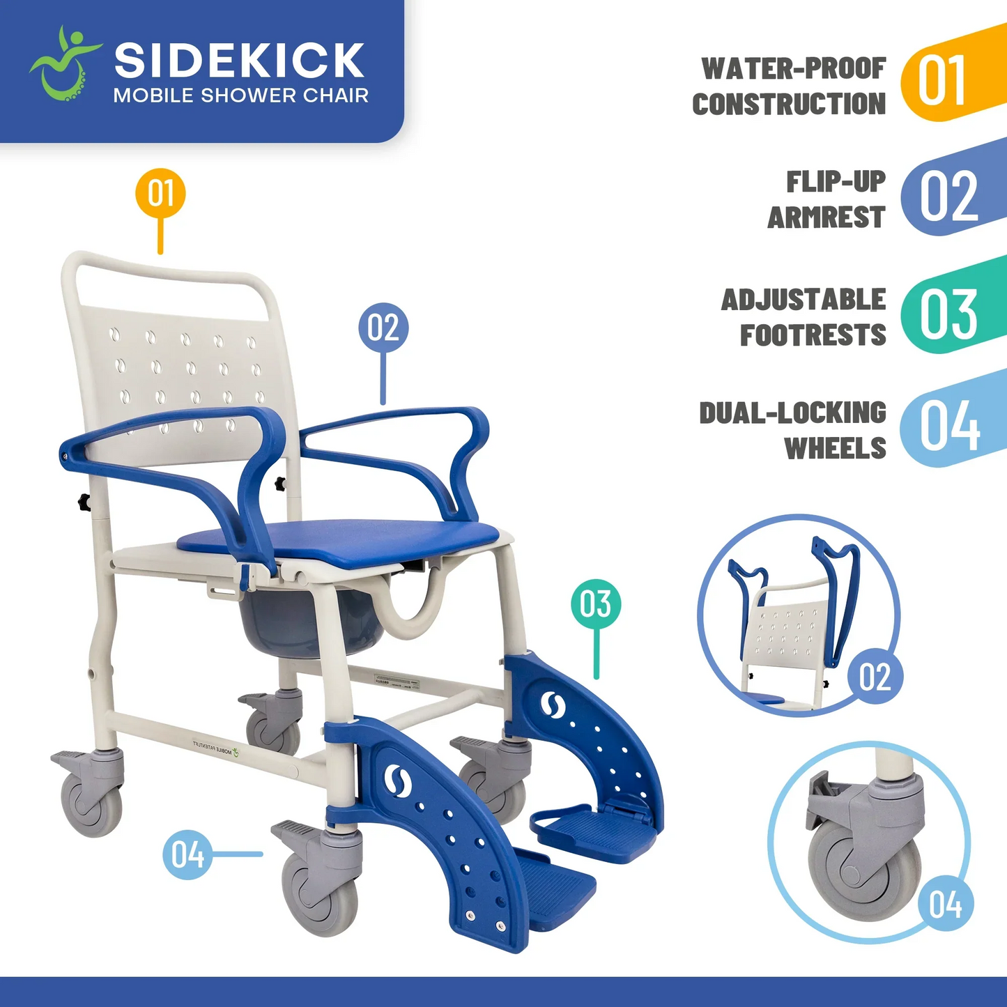 Sidekick Ultralight Shower Chair