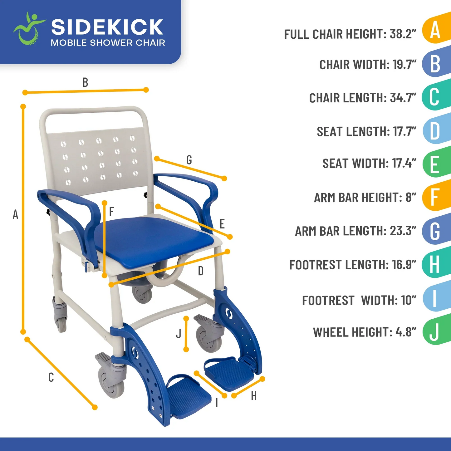 Sidekick Ultralight Shower Chair