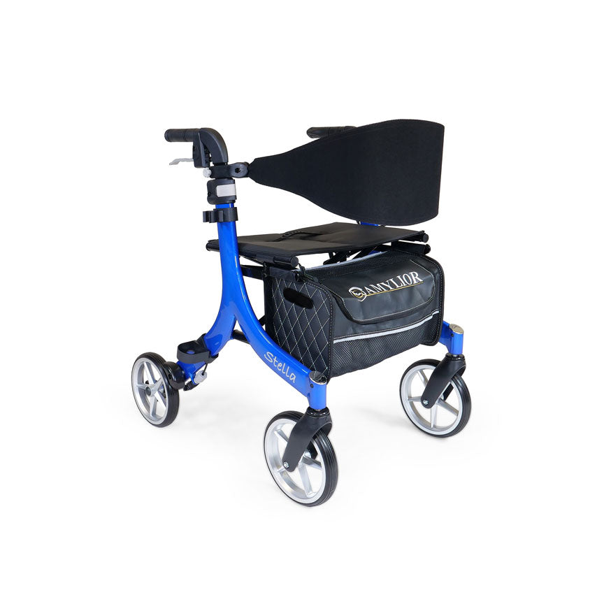 Stella Rollator – Lightweight Aluminum, 300 lb Capacity, 3 Seat Heights