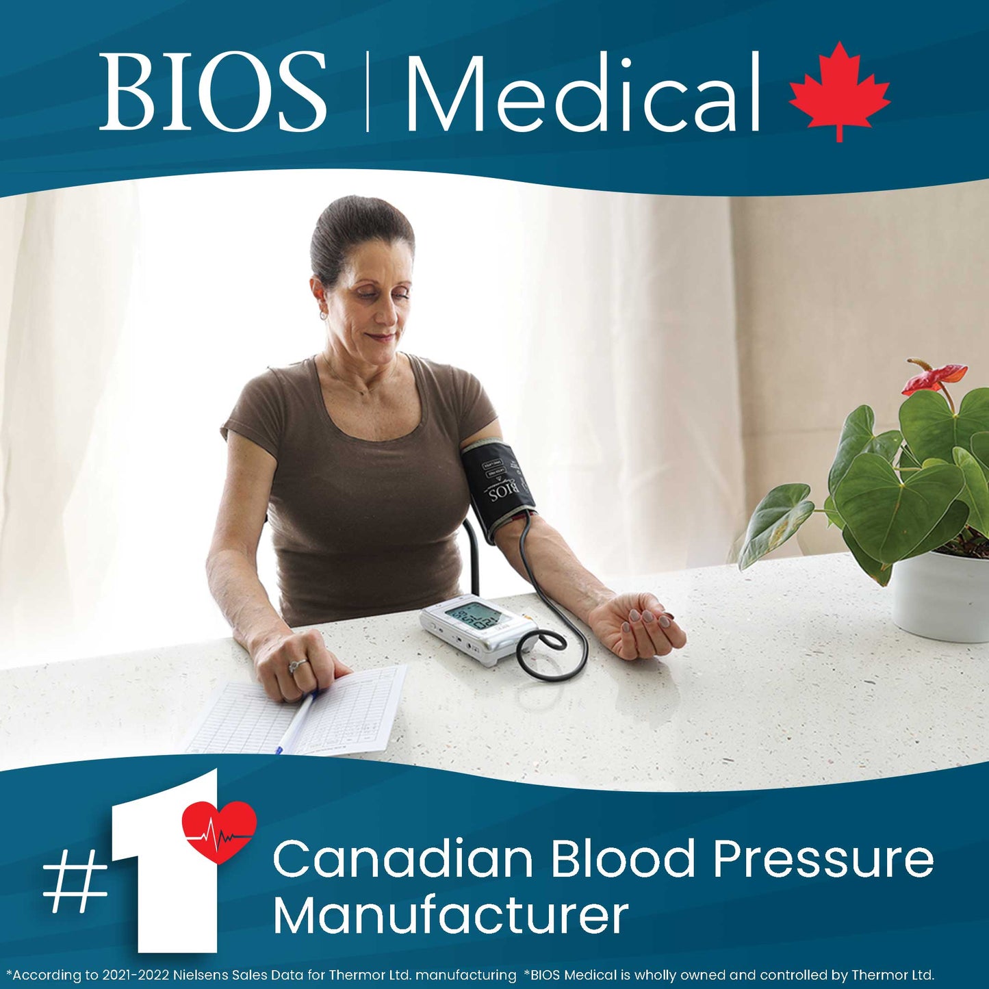 BIOS A6PC Elite Blood Pressure Monitor with AFIB Screening