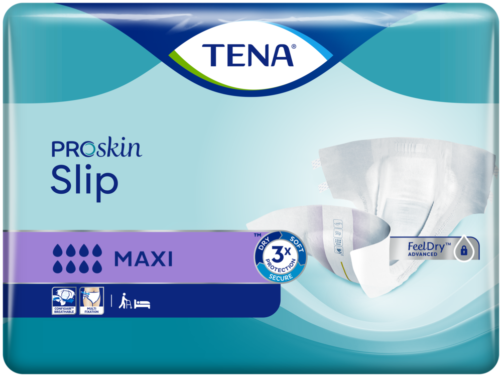 TENA Slip Maxi Small - New Cloth-Like Exterior Briefs