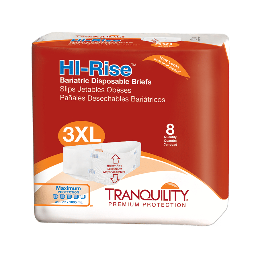 Tranquility Hi-Rise Bariatric Briefs