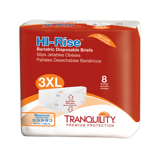 Tranquility Hi-Rise Bariatric Briefs