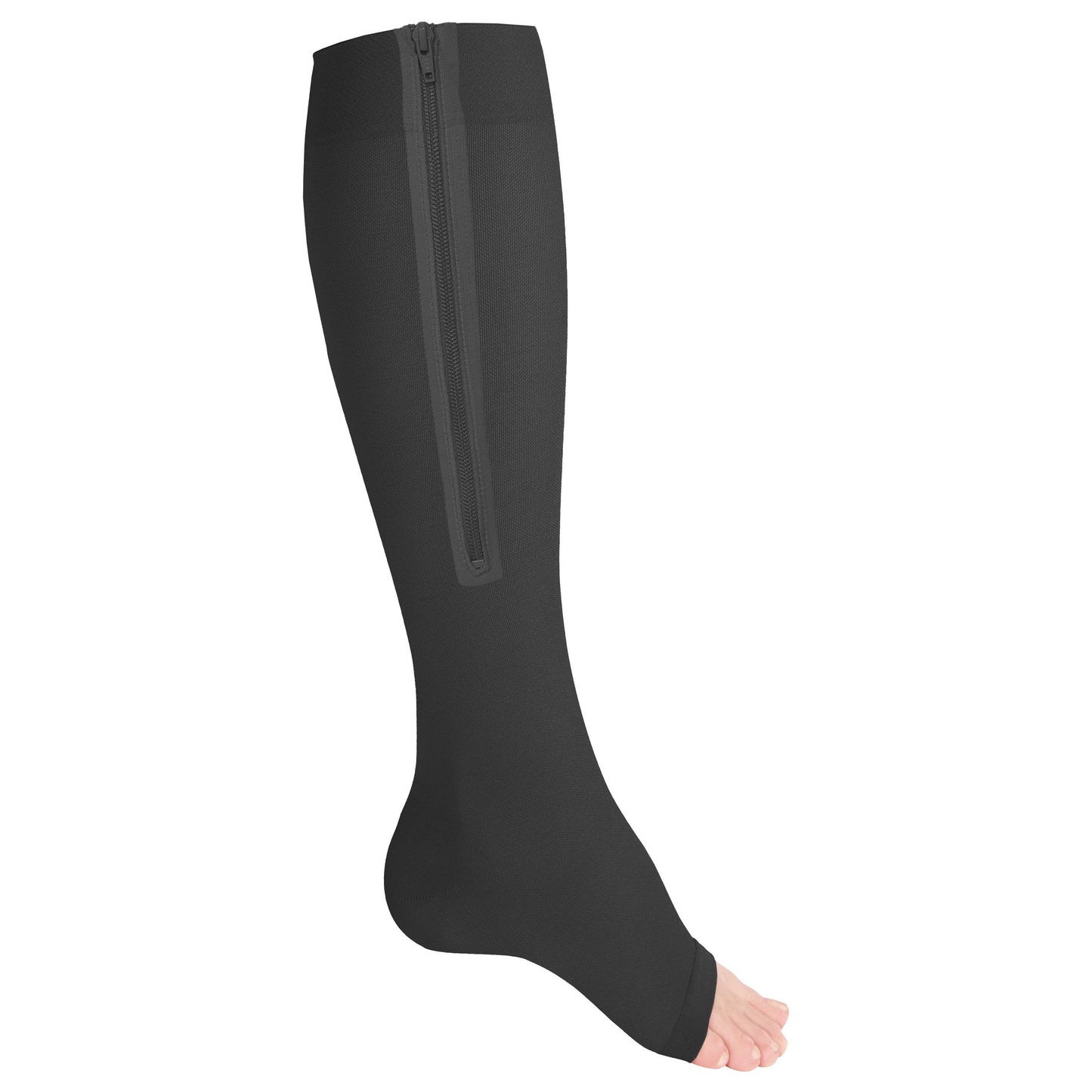 Knee High Zipper Compression Socks