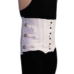 Airway Surgical OTC Men's Lumbosacral Orthosis Side Lace Corsets, 3 Pulls, 2 Steels