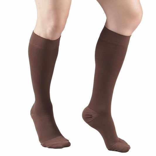 Airway Surgical Truform Compression Stockings Below Knee Closed Toe Unisex 20-30 mmHg