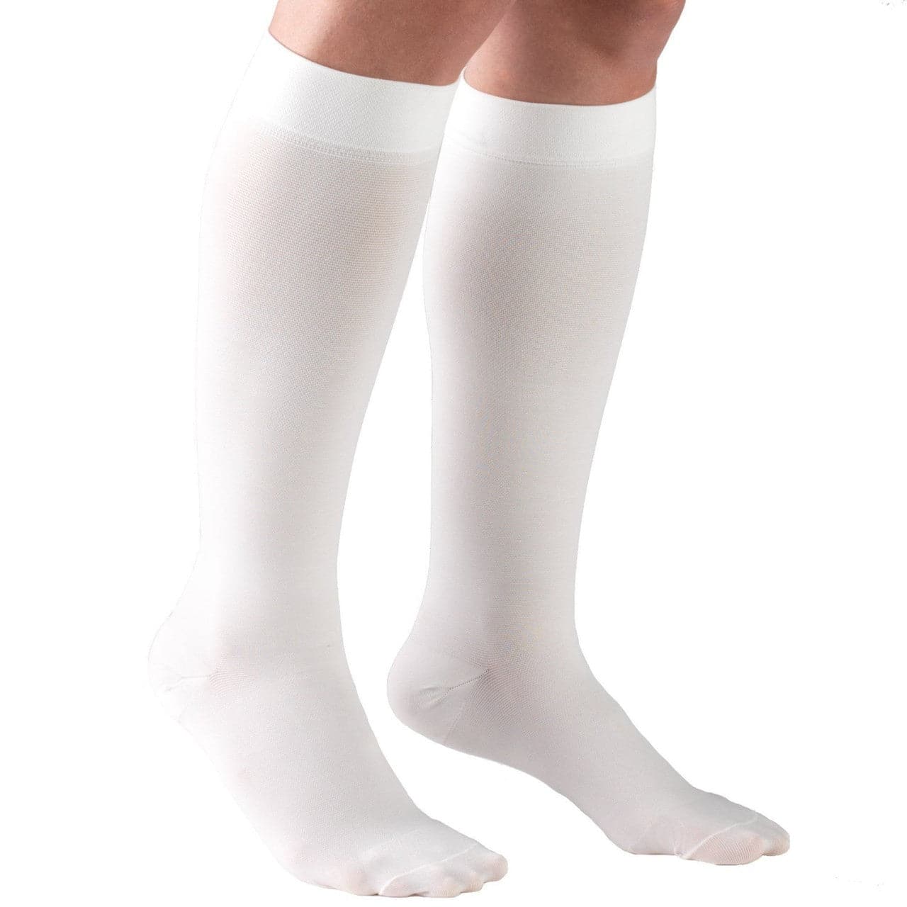 Airway Surgical Truform Compression Stockings Below Knee Closed Toe Unisex 20-30 mmHg