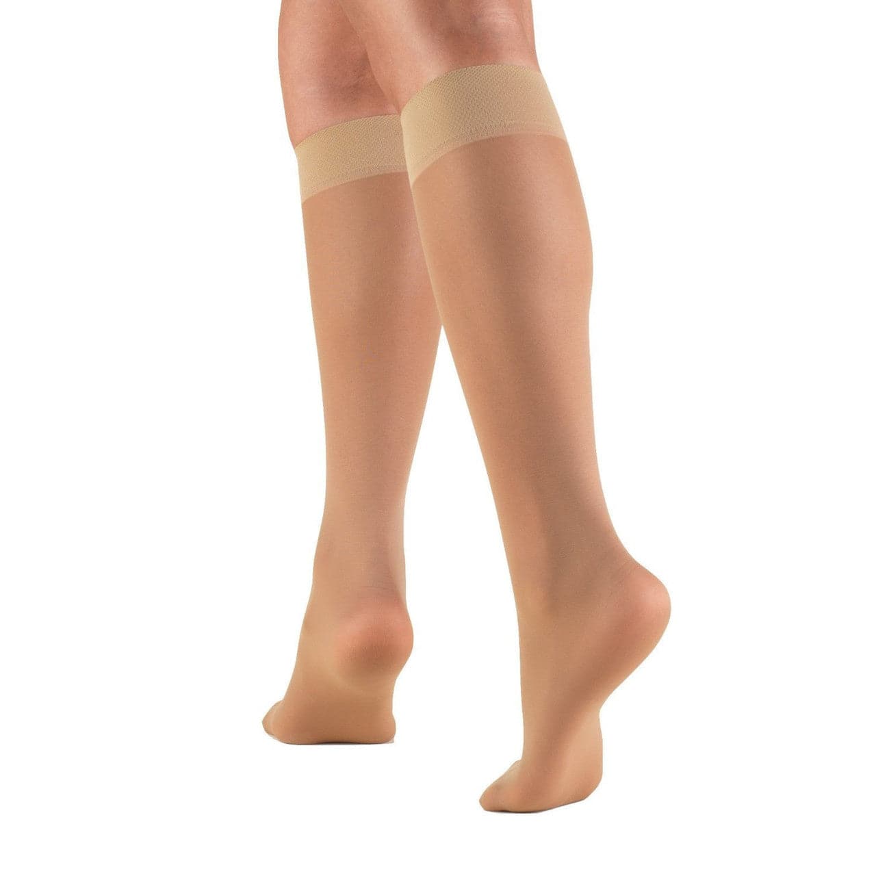 Airway Surgical Truform Ladies' Sheer Knee High Closed Toe Stockings 20-30 mmHg