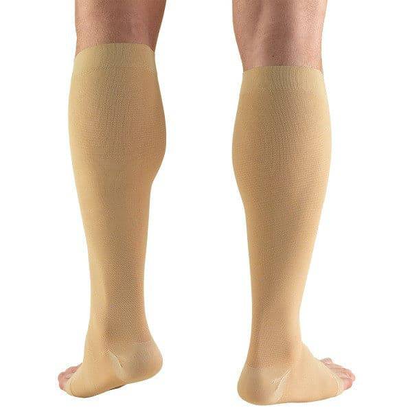 Airway Surgical Truform Compression Stockings Below Knee Open Toe Unisex 20-30 mmHg - One Pair