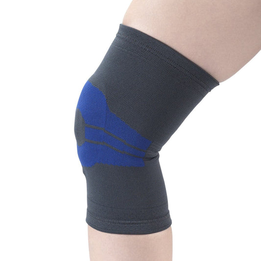 Airway Surgical OTC Knee Support With Compression Gel Insert Charcoal