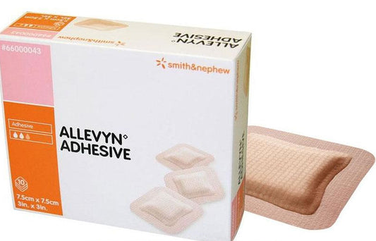 Allevyn Adhesive Foam Dressing, Size 12.5Cm X 12.5Cm