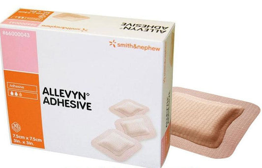 Allevyn Adhesive Foam Dressing, Size 7.5Cm X 7.5Cm