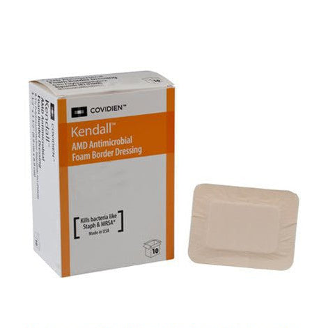 AMD Antimicrobial Foam Border Dressing – 3.5 In x 5.5 In