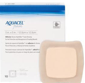 Aquacel Foam  Adhesive Dressing, Sterile 12.5Cm X 12.5Cm Square