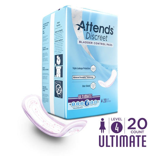 Attends Discreet Women's Ultimate Pads