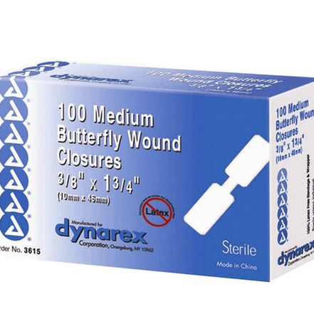 Bandage Butterfly Wound Closure Sterile Medium