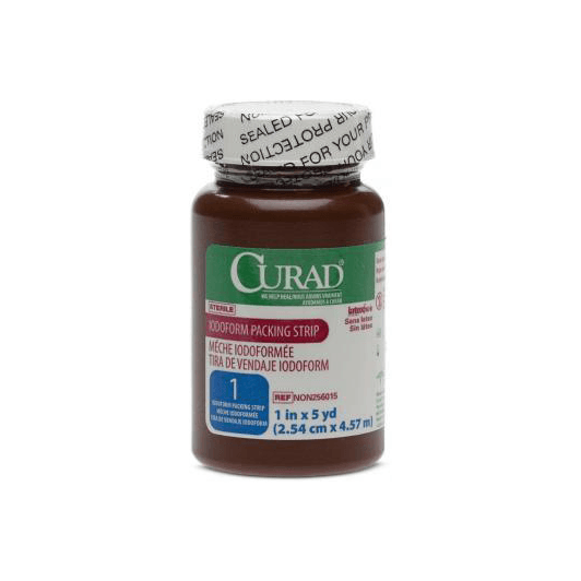 CURAD Sterile Iodoform Gauze Packing Strip (1in x 5 yd)
