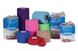 Co-Plus Elastic Cohesive Bandage – 5 cm x 3.6 m (Stretched), Mixed Colors