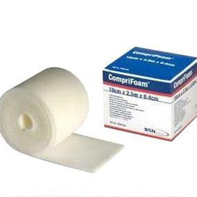 Comprifoam Polyurethane Bandage 10Cm X 2.5M X 0.4Cm